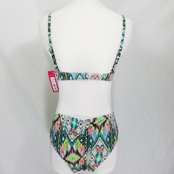 2 PC Xhilaration Bikini Push Up Top Lg Bottom XL - Picture 4 of 8